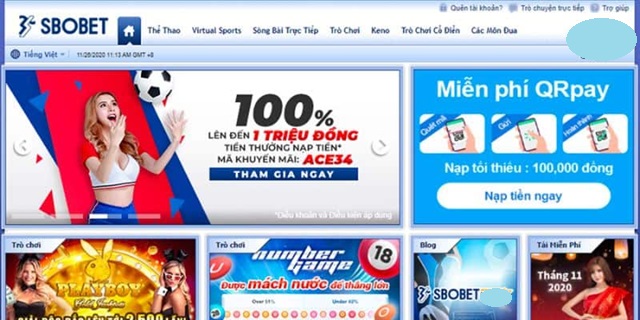 Sbobet khuyến mãi lớn mỗi ngày