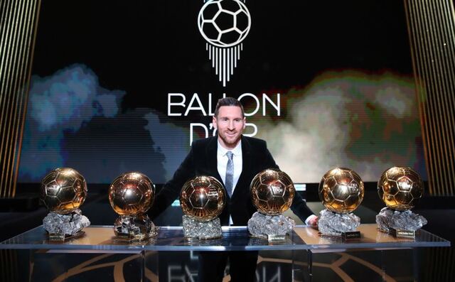 Lionel Messi nhận được nhiều quả bóng vàng nhất trong lịch sử bóng đá
