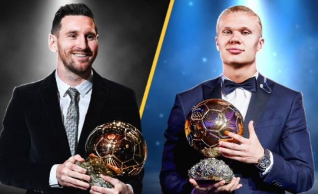 Hai ứng cử viên được vinh danh là Lionel Messi và Erling Haaland