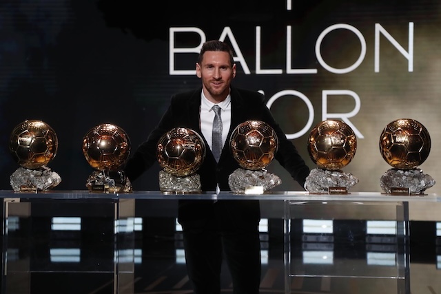 Thành tích giành Quả Bóng Vàng của Messi