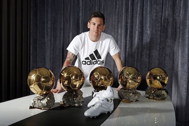 Quả bóng vàng thứ 5 của Messi Quả bóng vàng thứ 5 của Messi