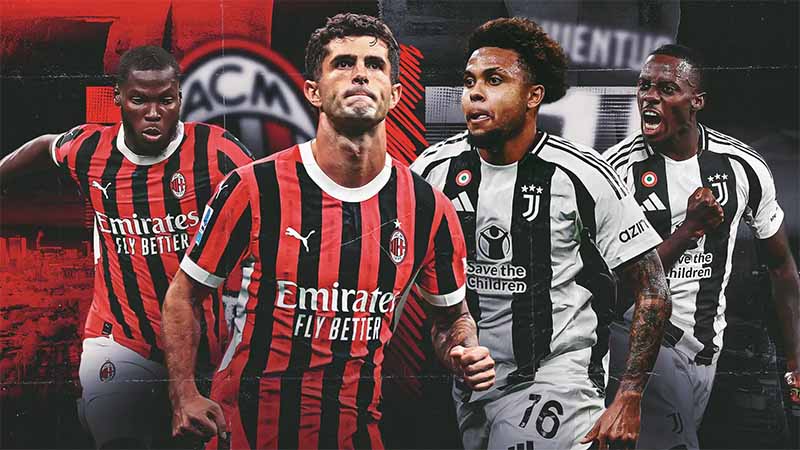 Lịch sử đối đầu Juventus vs AC Milan: Cuộc chiến quyền lực Serie A