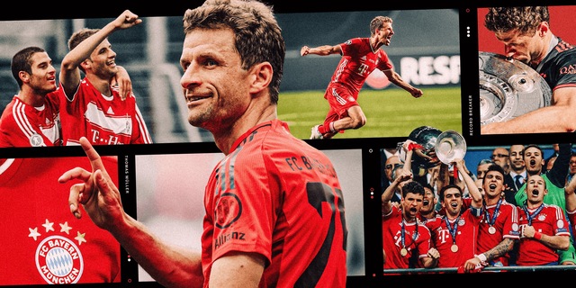 Trong suốt 17 năm gắn bó với Bayern Munich, Thomas Muller luôn cho thấy được sự toàn diện tuyệt đối. Trong suốt 17 năm gắn bó với Bayern Munich, Thomas Muller luôn cho thấy được sự toàn diện tuyệt đối.