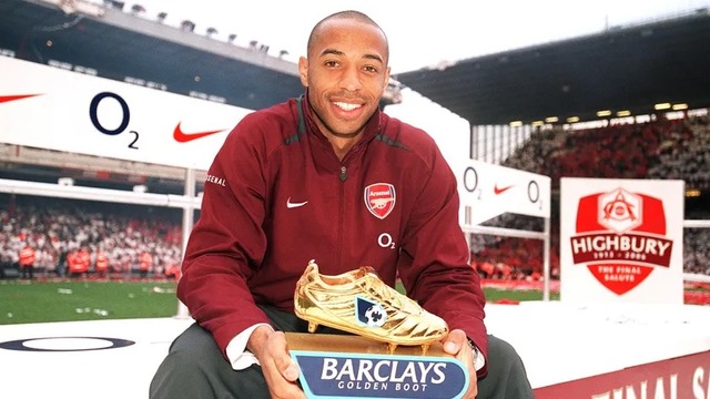 Thierry Henry với 6 Chiếc giày vàng Thierry Henry với 6 Chiếc giày vàng