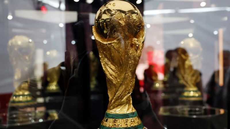 Cúp vàng FIFA được lưu trong bảo tàng Cúp vàng FIFA được lưu trong bảo tàng